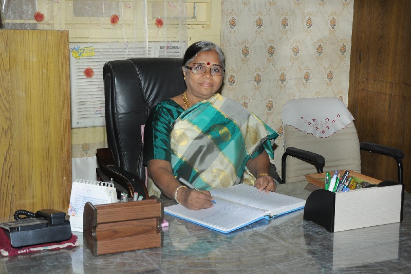 Smt. V. Vellathai, B.Sc., M.A., M.Ed., DSM, DEA.<br> Managing Director